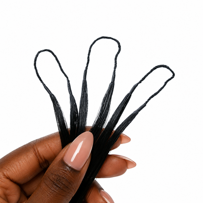 CROCHETS PLUME KINKY (invisibles) - 50 brins