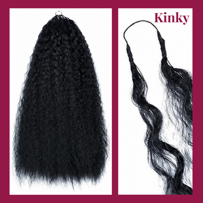 CROCHETS PLUME KINKY (invisibles) - 50 brins