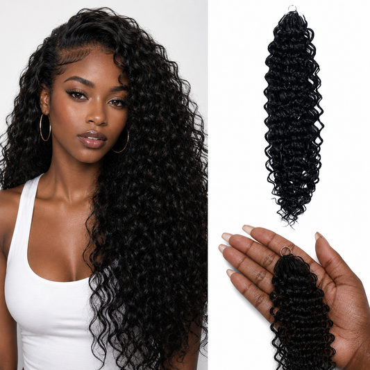 CROCHETS PLUME WATER WAVE (invisibles) - 50 brins